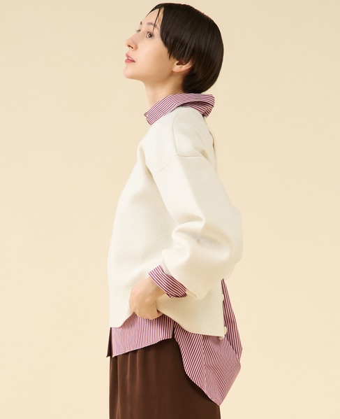 ミラノリブフロンタブルプルオーバー（セットアップ可） 詳細画像 オフ 4