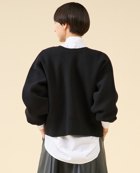 ミラノリブフロンタブルプルオーバー（セットアップ可） 詳細画像 ブラック 3