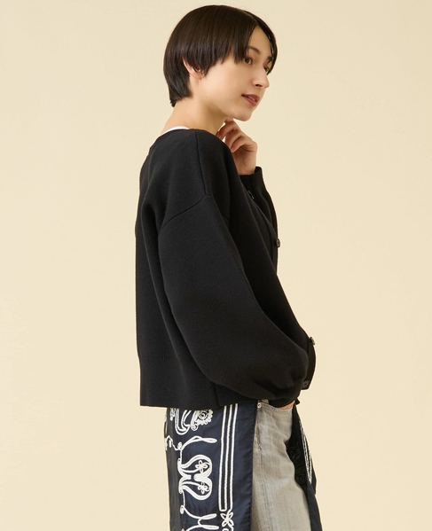 ミラノリブフロンタブルプルオーバー（セットアップ可） 詳細画像 ブラック 5