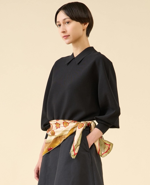 衿ドルマンプルオーバー 詳細画像 ブラック 5