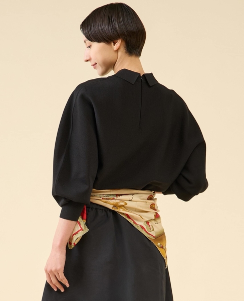 衿ドルマンプルオーバー 詳細画像 ブラック 6