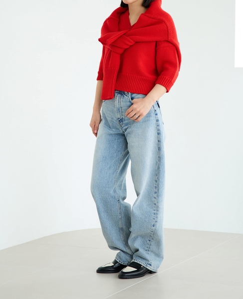 ローゲージウールプルオーバー（アンサンブル可） 詳細画像 レッド 9