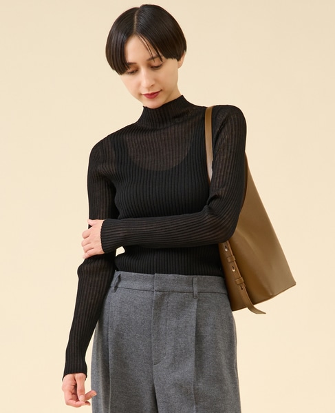 シアープレーティングニット 詳細画像 ブラック 1