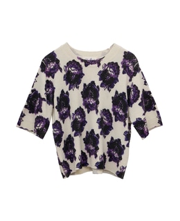 【l’heritage martinique/レリタージュ マルティニーク】フラワープリントプルオーバー