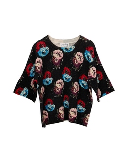 【l’heritage martinique/レリタージュ マルティニーク】フラワープリントプルオーバー