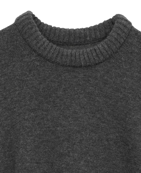 【l’heritage martinique/レリタージュ マルティニーク】クルーネックプルオーバー 詳細画像 グレー 3
