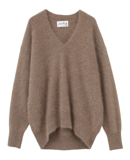 【l’heritage martinique/レリタージュ マルティニーク】ラクーンVネックプルオーバー