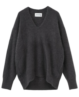【l’heritage martinique/レリタージュ マルティニーク】ラクーンVネックプルオーバー