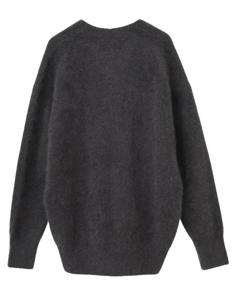 【l’heritage martinique/レリタージュ マルティニーク】ラクーンVネックプルオーバー 詳細画像 チャコール 2