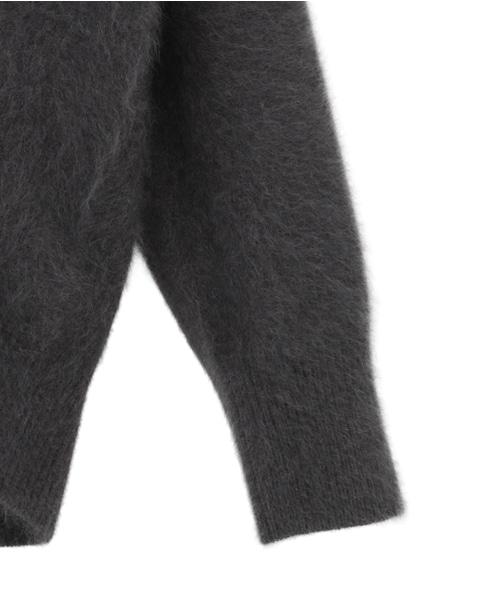 【l’heritage martinique/レリタージュ マルティニーク】ラクーンVネックプルオーバー 詳細画像 チャコール 4