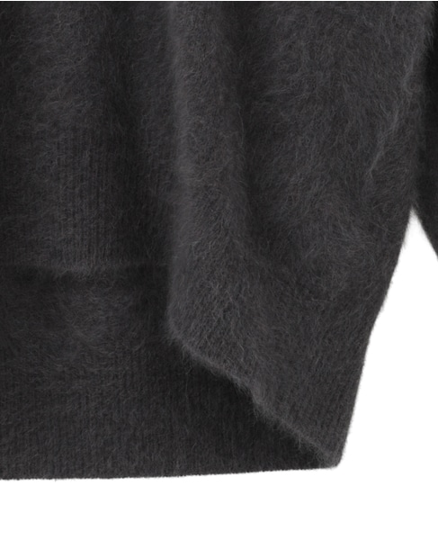 【l’heritage martinique/レリタージュ マルティニーク】ラクーンVネックプルオーバー 詳細画像 チャコール 5