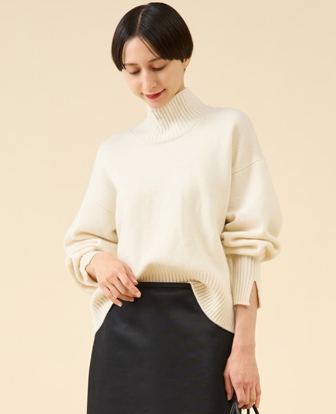《定番》カシミヤミックスウールタートル 詳細画像 オフ 1