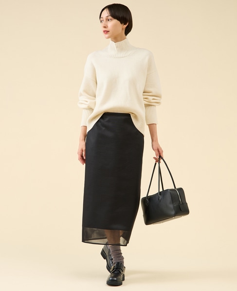 《定番》カシミヤミックスウールタートル 詳細画像 オフ 4