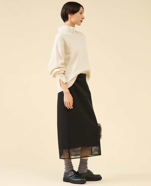 《定番》カシミヤミックスウールタートル 詳細画像 オフ 5