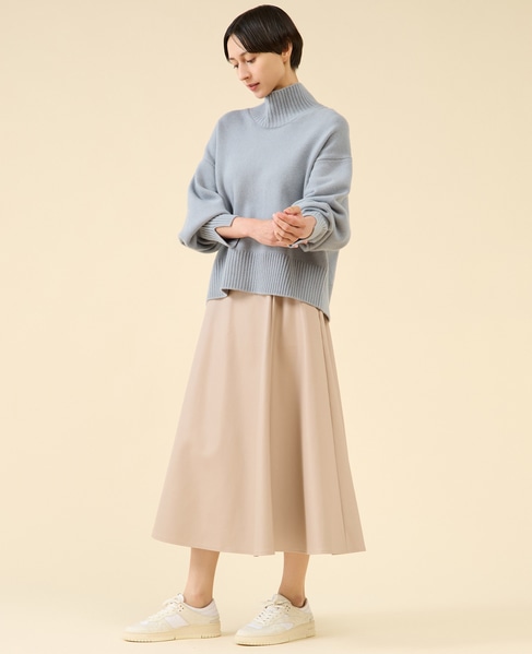 《定番》カシミヤミックスウールタートル 詳細画像 ブルーグレー 7