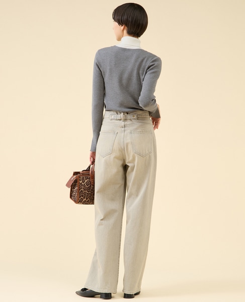 ウールリブスタンドカラー 詳細画像 グレー 7