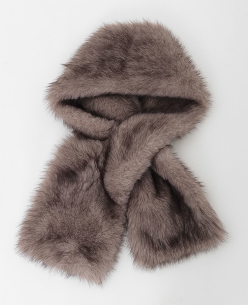 フェイクファーストール 詳細画像 モカ 8