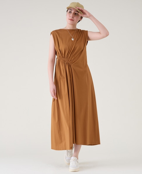 スムースドレープワンピース 詳細画像 キャメル 1
