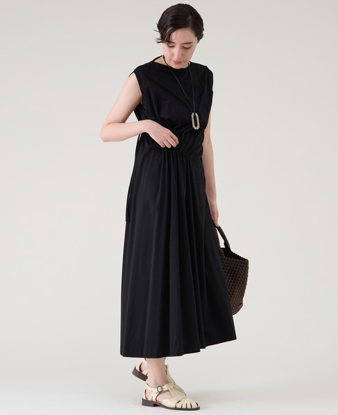 スムースドレープワンピース 詳細画像 ブラック 4