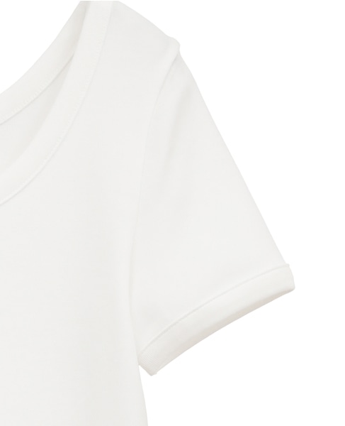 《定番》コットンフライスTシャツ 詳細画像 ホワイト 10