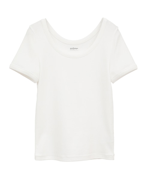 《定番》コットンフライスTシャツ 詳細画像 ホワイト 7