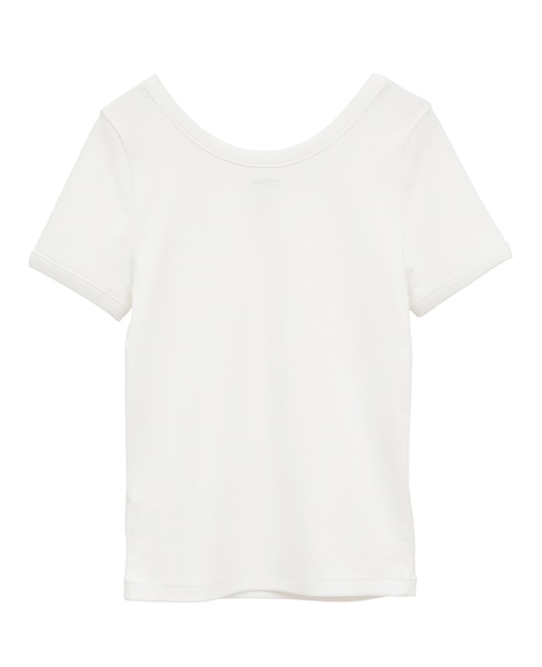 《定番》コットンフライスTシャツ 詳細画像 ホワイト 8