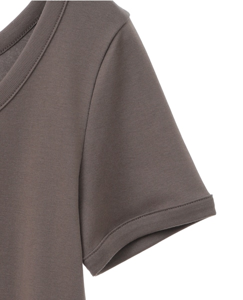 《定番》コットンフライスTシャツ 詳細画像 カーキ 10