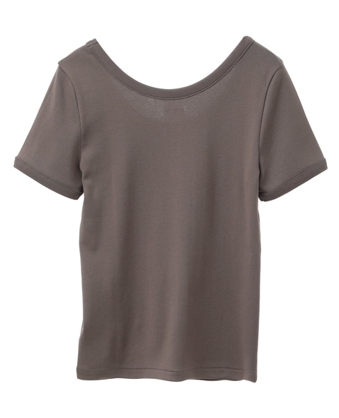 《定番》コットンフライスTシャツ 詳細画像 カーキ 4