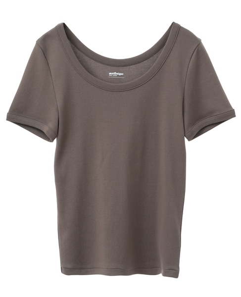 《定番》コットンフライスTシャツ 詳細画像 カーキ 7