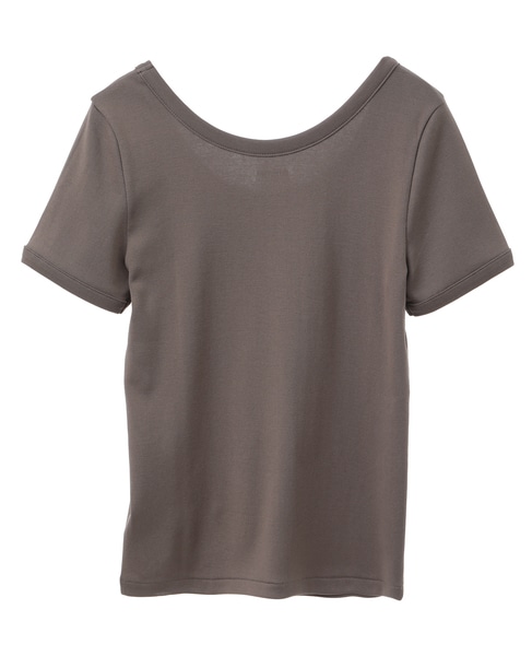 《定番》コットンフライスTシャツ 詳細画像 カーキ 8