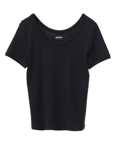 《定番》コットンフライスTシャツ 詳細画像 ブラック 8