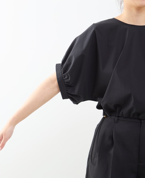 ファブリックコンビギャザープルオーバー 詳細画像 ブラック 11