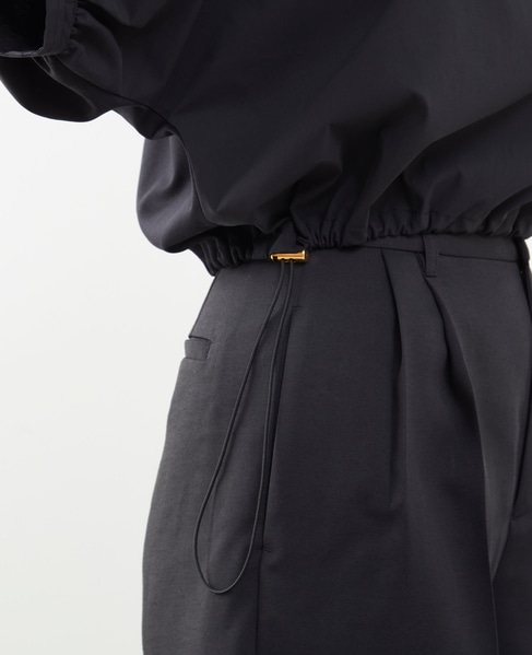 ファブリックコンビギャザープルオーバー 詳細画像 ブラック 12