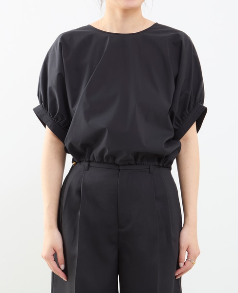 ファブリックコンビギャザープルオーバー 詳細画像 ブラック 8