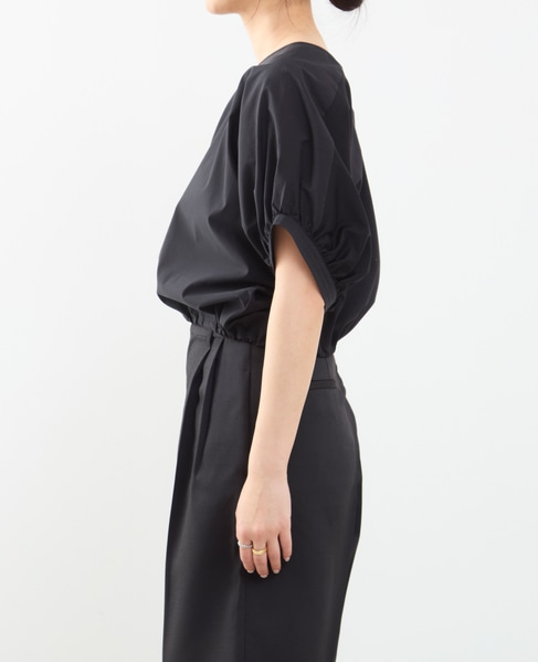 ファブリックコンビギャザープルオーバー 詳細画像 ブラック 9