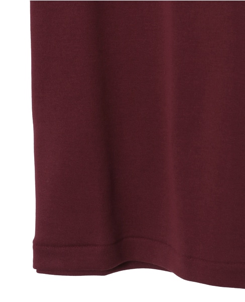 《追加》《定番》フライス5分袖プルオーバー 詳細画像 ボルドー 5