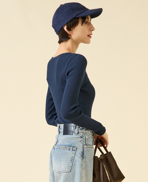 C/SILKプルオーバー 詳細画像 ネイビー 2