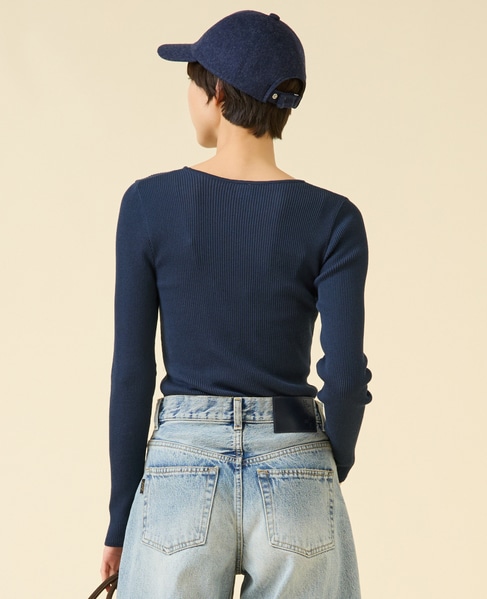 C/SILKプルオーバー 詳細画像 ネイビー 3