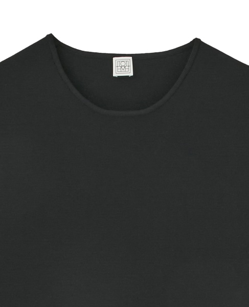 【TOTEME/トーテム】Tee Knit Dress 詳細画像 ブラック 3