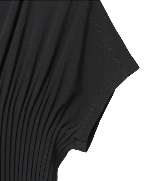 【TOTEME/トーテム】Knife-Pleated Jersey Dress 詳細画像 ブラック 4