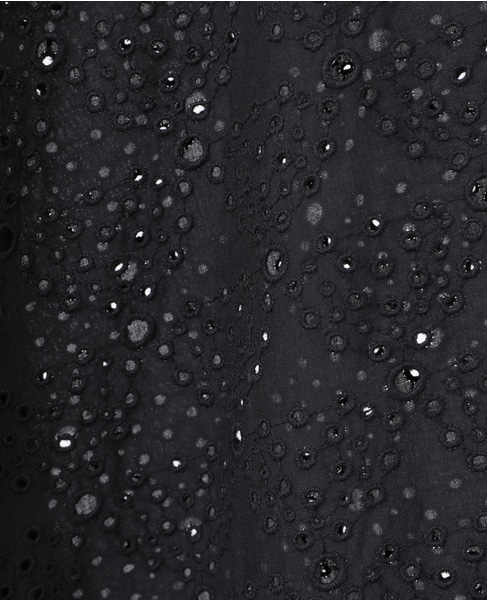 【MARIHA/マリハ】草原の光のカフタン Lace Arabesque Black 詳細画像 ブラック 6