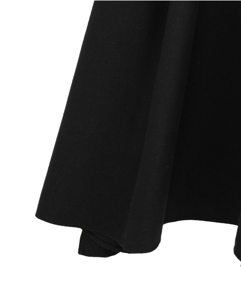 【BASERANGE/ベースレンジ】LONG SLEEVE APRON DRESS 詳細画像 ブラック 5