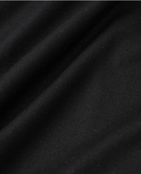 【BASERANGE/ベースレンジ】LONG SLEEVE APRON DRESS 詳細画像 ブラック 9