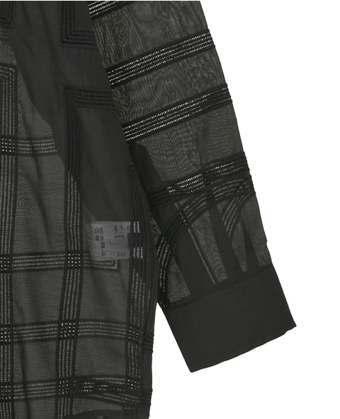 【TOTEME/トーテム】Classic Crochet Shirt 詳細画像 ブラック 4