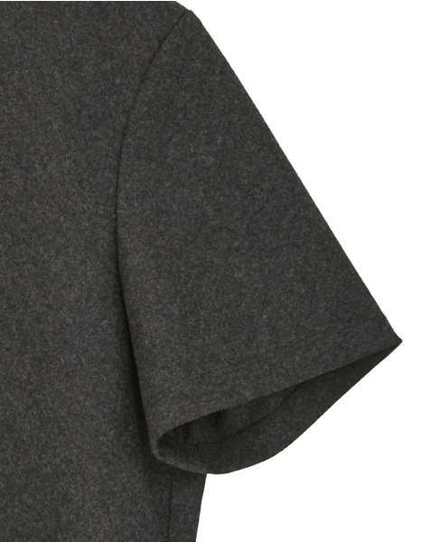 【CARVEN /カルヴェン】BL128-FITTED T-SHIRT 詳細画像 ブラウン 4