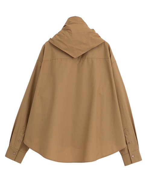 【CARVEN /カルヴェン】SH303-BOW SHIRT 詳細画像 ベージュ 2