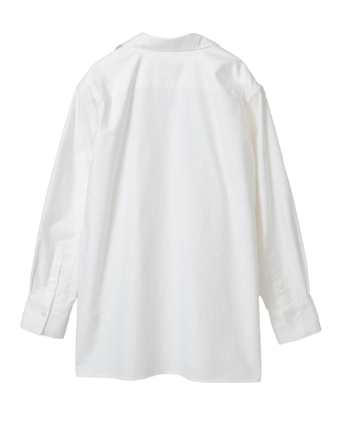 【TU ES MON TRESOR /トゥ エ モン トレゾア】Oxford Vareuse Shirt 詳細画像 ホワイト 2