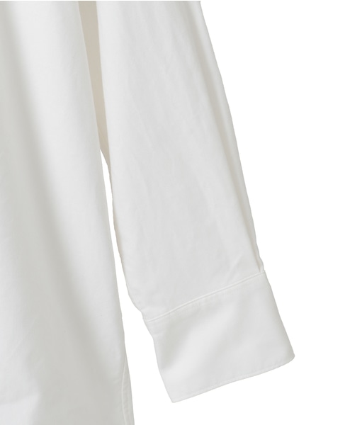 【TU ES MON TRESOR /トゥ エ モン トレゾア】Oxford Vareuse Shirt 詳細画像 ホワイト 4