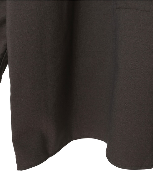 【TU ES MON TRESOR /トゥ エ モン トレゾア】Wool Vareuse Shirt 詳細画像 ブラウン 5