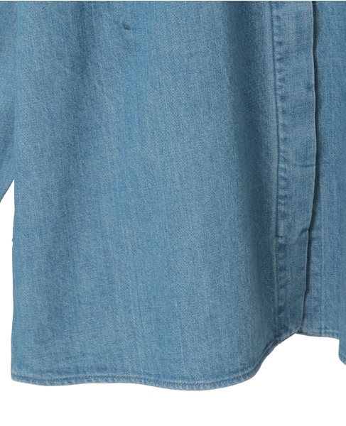 【TU ES MON TRESOR /トゥ エ モン トレゾア】The Opal Denim Over Shirt 詳細画像 ブルー 5